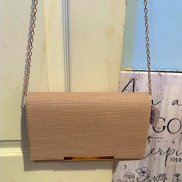 Bijoux Terner Handbags - Elegant Beige Crossbody/Clutch Bag